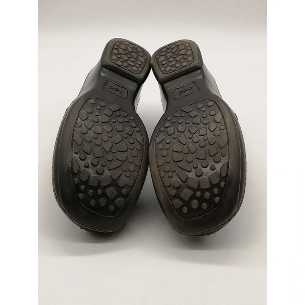 b.o.c. Shoes Loafers Womens Brown 7.5 Leather Clog Walking Comfort C78223